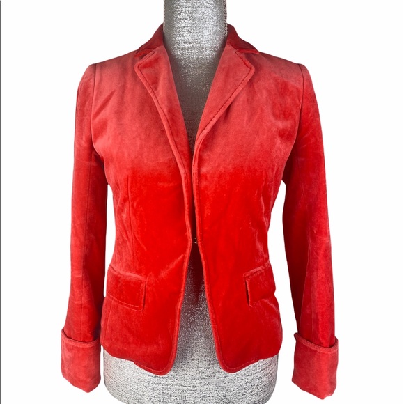 J. CREW Velvet ECOLE BLAZER Size 2